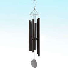 Black Pipe Wind Chimes