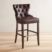 Hourglass Chesterfield Bar Stool
