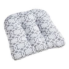 Pretzel Large Contour Chair Cushion in Gray