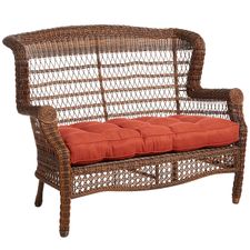 Sunset Pier Chestnut Brown Settee