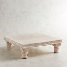Whitewashed Square Elevated Server