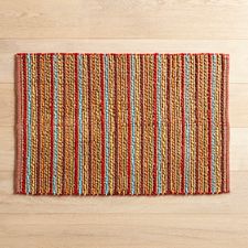 Blue Sunset Chenille Rug