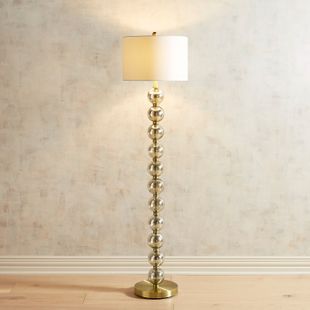 Sophia Stacked Glass Floor Lamp