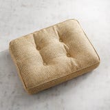 Tufted Ottoman Cushion in Carmela Natural