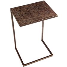 Etched Paisley C-Table