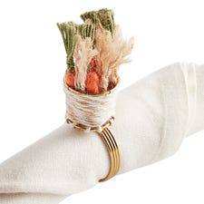 Carrot Basket Napkin Ring