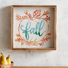 Turquoise Fall Wall Decor