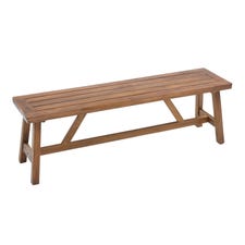Capri Natural Wood Dining Bench