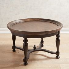 Amelia Brown Round Coffee Table