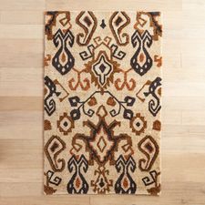 Aida Boho Tan Shag Rug