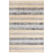 Birney Striped Gray Rug