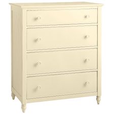 Cottage Antique White Chest