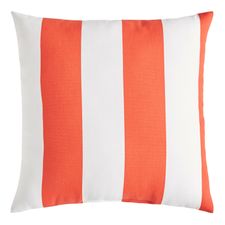 Striped 16" Terracotta Pillow