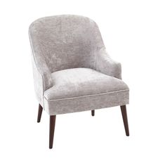 Livia Gray Velvet Armchair