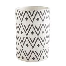 Black & White Tribal Vase