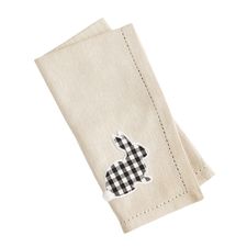 Gingham Bunny Napkin