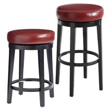 Stratmoor Red Swivel Counter & Bar Stool