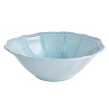 Scallop Blue Serving Bowl