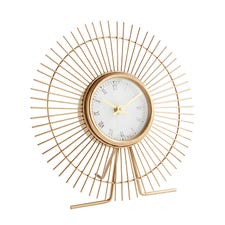 Gold Burst Desk Clock