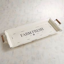 Farm Fresh Metal Tray