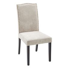 Jute Camel Back Dining Chair with Espresso Wood