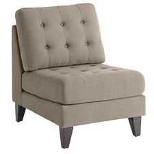 Nyle Putty Armless Chair