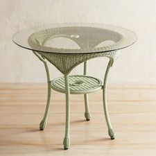 Coco Cove Light Green 36" Round Dining Table 