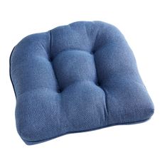 Carly Standard Contour Chair Cushion in Dark Blue