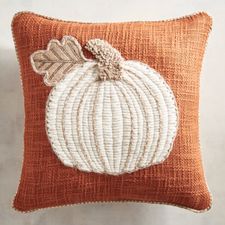 Chunky Jute Pumpkin Mini Pillow