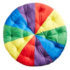 Rainbow Pieced Papasan Cushion