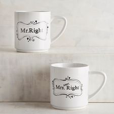 Mr. Right & Mrs. Always Right Mugs