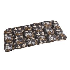 Standard Contour Settee Cushion in Twilight Bird