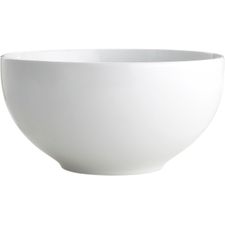 Luminous Porcelain White Serving Bowl