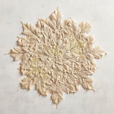 Natural Faux Maple Leaves Placemat