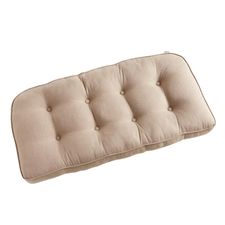 Carly Large Contour Settee Cushion in Natural