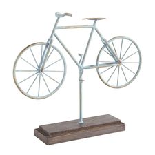 Verdigris Bicycle On Stand