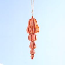 Orange Pumpkin Wind Bells