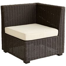 Echo Beach Tobacco Brown Corner Chair 