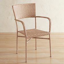 Del Rey Light Brown Stacking Chair