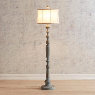 Charlie Blue Wash Floor Lamp