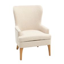 Asher Natural Chevron Armchair