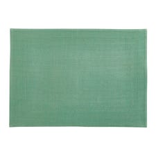 Hemstitch Green Placemat