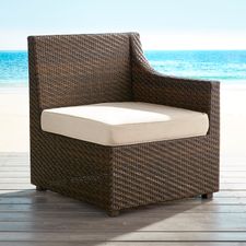 Ciudad Mocha Right Slope Arm Facing Chair