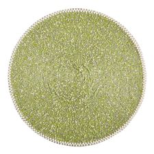 Beaded Green & Pearl Placemat
