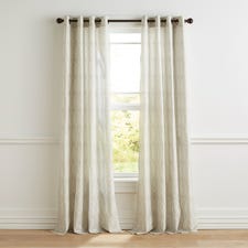 Serenity Trellis Curtain Natural Curtain Panel