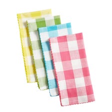 Spring Buffalo Check Napkin Set