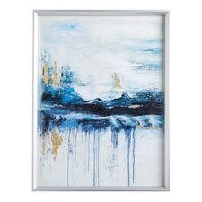 Nightfall Abstract Framed Under Glass Wall Art