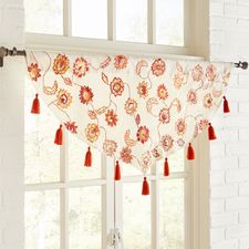 Jacobean Beaded Spice Valance