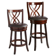 Holbrook Brown Swivel Counter & Bar Stool