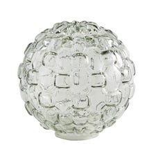 Green Textured Glass Decorative Sphere